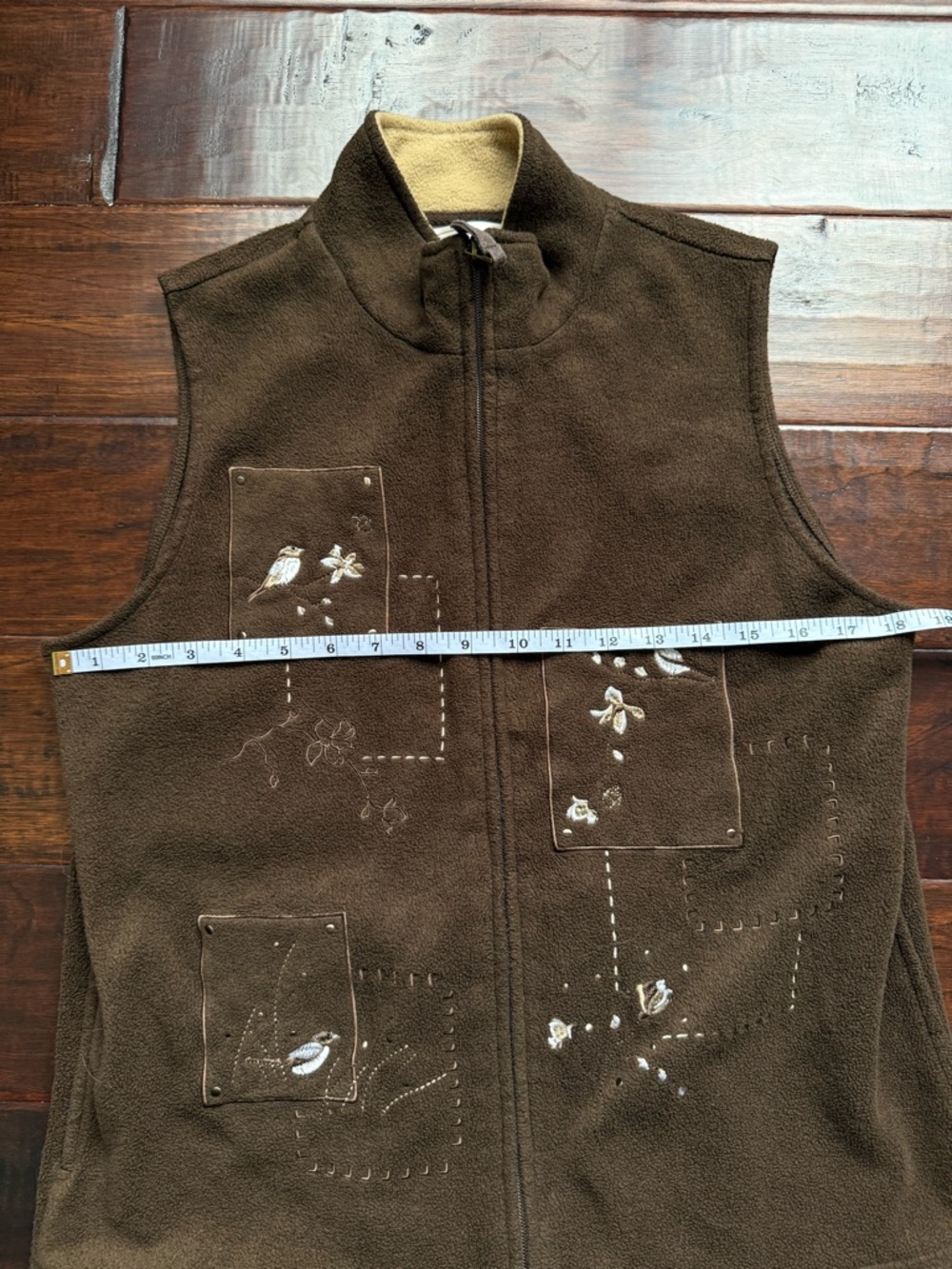 Northern Reflections Embroidered Bird Fleece - Picture 7 of 7